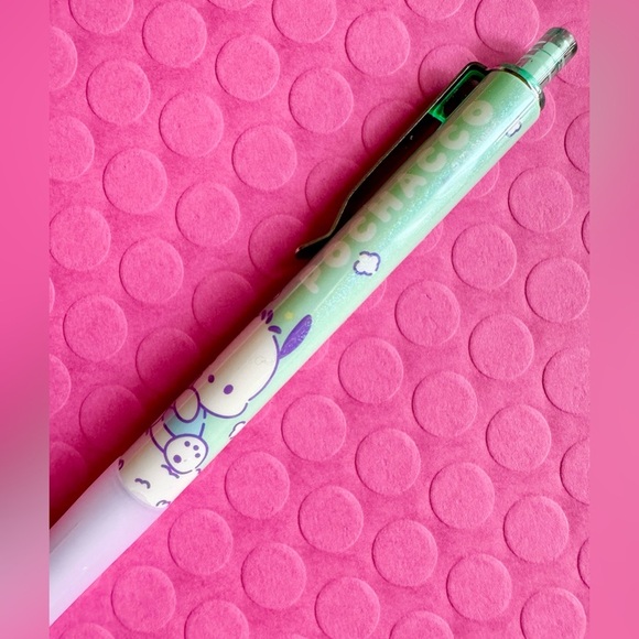 New Sanrio Pochacco & Hello Kitty Zip Pouch, Pen, Note Pads Stationery Set of 4 - Picture 2 of 9